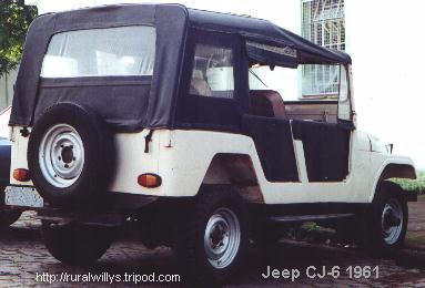 Jipe Jeep CJ6 toldo lona