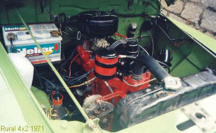 Motor original 6 cilindros BF-161a gasolina