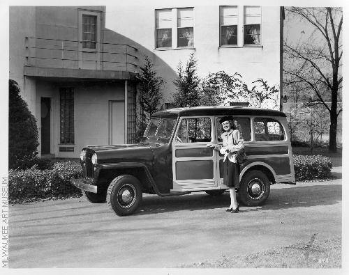 Willys-Overland Station wagon, 1946, Milwaukee Art Museum, Brooks Stevens Archive