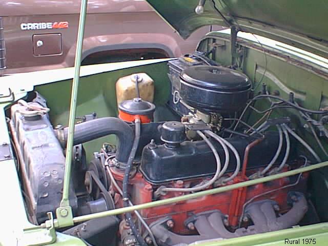 Motor Willys 6 cilindros BF-161 em Ford Rural 1975