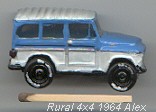 Miniatura feito pelo Alex da sua Rural  4x4 1964
