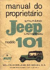 Capa do manual do Jeep 101 CJ-6 duas e quatro portas