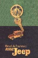 Capa do manual da Rural Jeep 1963